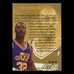 Karl Malone 1994-95 Fleer Career Achievement Jazz