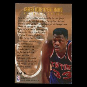 Patrick Ewing 1994-95 Fleer Career Achievement Knicks