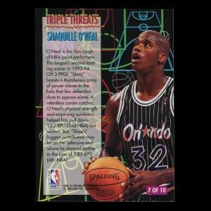 Shaquille O'Neal 1994-95 Fleer Triple Threats Magic