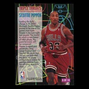 Scottie Pippen 1994-95 Fleer Triple Threats Bulls
