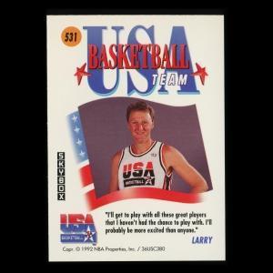 Larry Bird 1991-92 Skybox USA Basketball Celtics