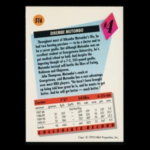 Dikembe Mutombo RC 1992-93 Skybox Rookie Nuggets