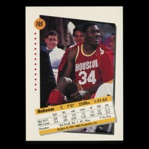 Hakeem Olajuwon 1991-92 Skybox Rockets