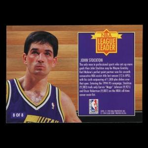 John Stockton 1994-95 Fleer NBA League Leader Jazz