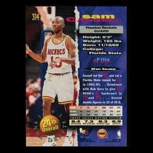 Sam Cassell 1993-94 Topps Stadium Club Rookie Rockets