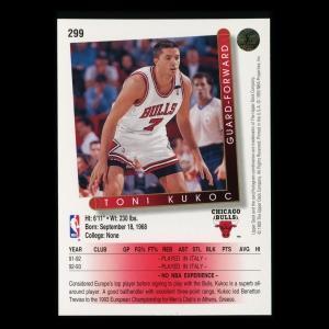 Toni Kukoc 1993-94 Upper Deck Bulls
