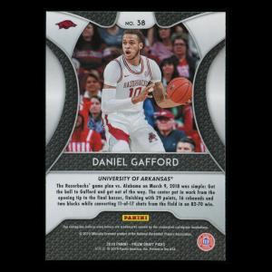 Daniel Gafford RC 2019-20 Prizm Draft Picks Rookie Razorbacks | Bulls