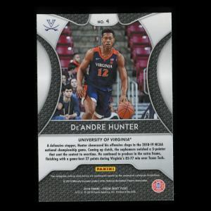 De'Andre Hunter RC 2019-20 Prizm Draft Picks Rookie Cavaliers | Hawks