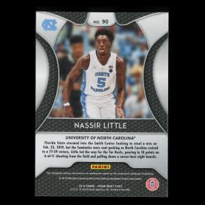 Nassir Little RC 2019-20 Prizm Draft Picks Rookie Tar Heels | Trail Blazers