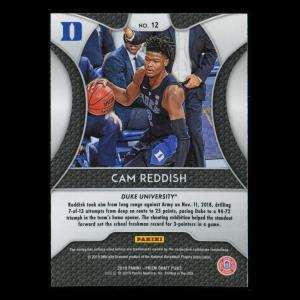 Cam Reddish RC 2019-20 Prizm Draft Picks Rookie Blue Devils | Hawks