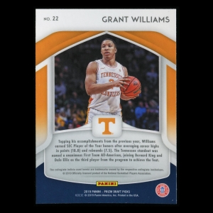 Grant Williams 2019-20 Prizm Draft Picks All-Americans Volunteers |  Celtics