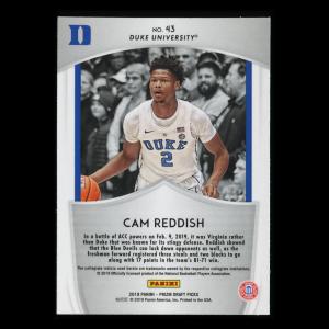 Cam Reddish RC 2019-20 Prizm Draft Picks Crusade Rookie Blue Devils | Hawks