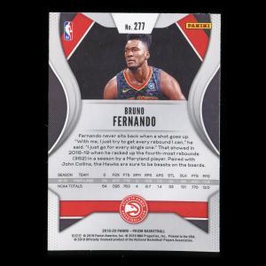 Bruno Fernando RC 2019-20 Prizm Rookie Terapins/Hawks