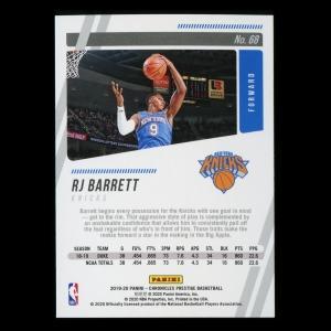 RJ Barrett RC 2019-20 Chronicles Prestige Rookie Knicks