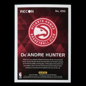 De'Andre Hunter RC 2019-20 Chronicles Recon Rookies Hawks