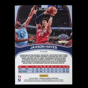 Jaxson Hayes RC 2019-20 Chronicles Marquee Rookie Pelicans