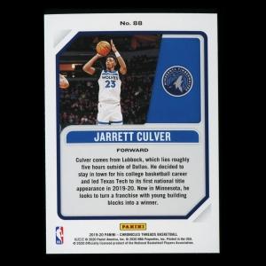 Jarrett Culver RC 2019-20 Chronicles Threads Rookie Timberwolves