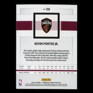 Kevin Porter Jr. RC 2019-20 Chronicles Panini Rookie Cavaliers