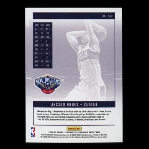 Jaxson Hayes RC 2019-20 Chronicles Luminance Rookie Pelicans
