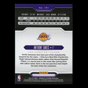 Anthony Davis 2019-20 Chronicles Playbook Lakers