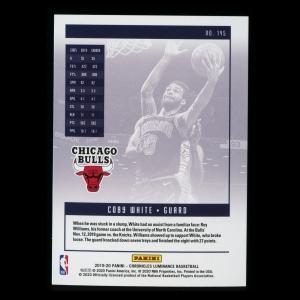 Coby White RC 2019-20 Chronicles Luminance Rookie Bulls