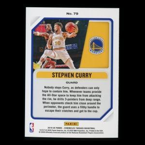 Stephen Curry 2019-20 Chronicles Threads Warriors