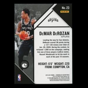 DeMar DeRozan 2019-20 Chronicles Spurs