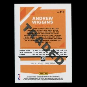 Andrew Wiggins 2019-20 Chronicles Optic Warriors