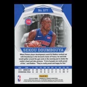 Sekou Doumbouya RC 2019-20 Chronicles Phoenix Rookie Pistons