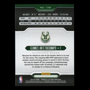 Giannis Antetokounmpo 2019-20 Chronicles Playbook Bucks