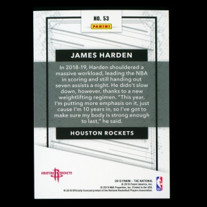 James Harden 2019 The National Rockets