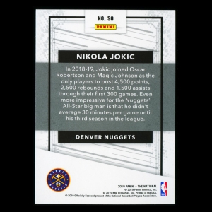Nikola Jokic 2019 The National Nuggets