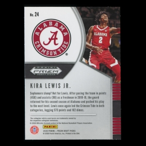 Kira Lewis Jr. RC 2020-21 Prizm Draft Picks Rookie Crimson Tide | Pelicans