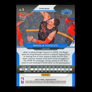 Nikola Vucevic 2020-21 Prizm Silver Magic