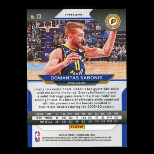 Domantas Sabonis 2020-21 Prizm Red White & Blue Pacers