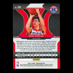Deni Avdija RC 2020-21 Prizm Rookie Wizards
