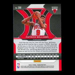 Patrick Williams RC 2020-21 Prizm Rookie Bulls