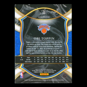 Obi Toppin RC 2021 Select Concourse Rookie Knicks