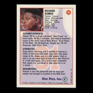 Richard Dumas 1991 Star Picks Cowboys | Suns