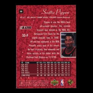 Scottie Pippen 1999-00 SP Authentic Trail Blazers