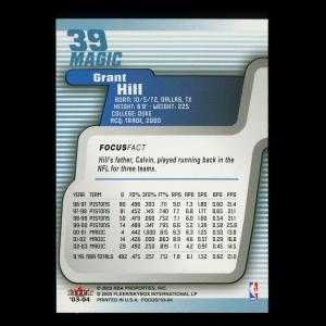 Grant Hill 2003-04 Fleer Focus Magic