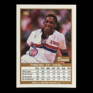 Dennis Rodman 1990-91 SkyBox Pistons