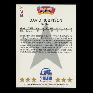 David Robinson 1990-91 Hoops All-Star West Spurs