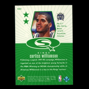 Corliss Williamson 1998-99 UD Choice Starquest Green Kings