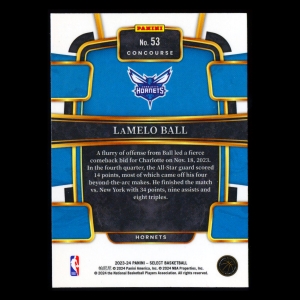LaMelo Ball 2023-24 Select Blue Hornets