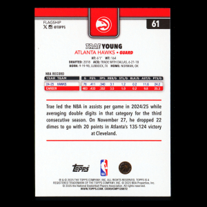 Trae Young 2025-26 Topps Hawks