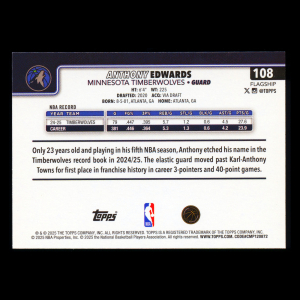Anthony Edwards 2025-26 Topps Timberwolves