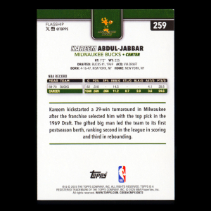 Kareem Abdul-Jabbar 2025-26 Topps Bucks