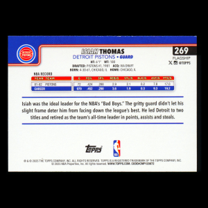 Isiah Thomas 2025-26 Topps Pistons