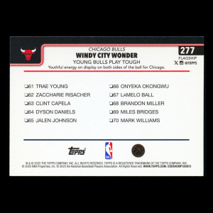 Josh Giddey 2025-26 Topps Checklist Bulls